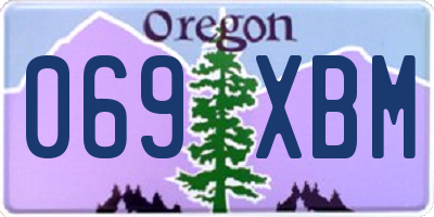 OR license plate 069XBM