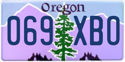 OR license plate 069XBO