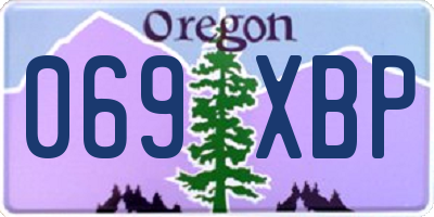 OR license plate 069XBP