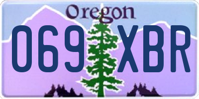 OR license plate 069XBR