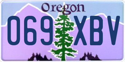 OR license plate 069XBV
