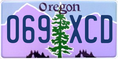 OR license plate 069XCD