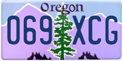 OR license plate 069XCG