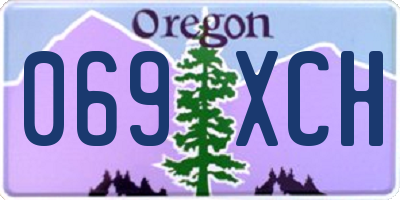 OR license plate 069XCH