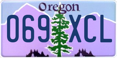 OR license plate 069XCL