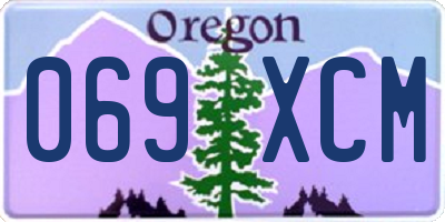 OR license plate 069XCM