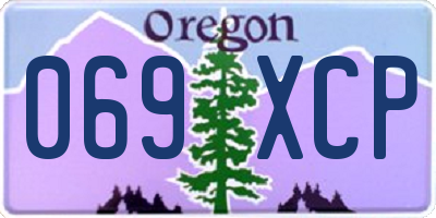 OR license plate 069XCP