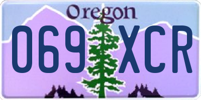 OR license plate 069XCR