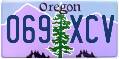 OR license plate 069XCV
