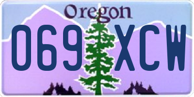 OR license plate 069XCW