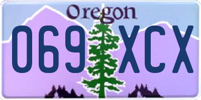OR license plate 069XCX