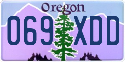 OR license plate 069XDD