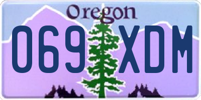 OR license plate 069XDM