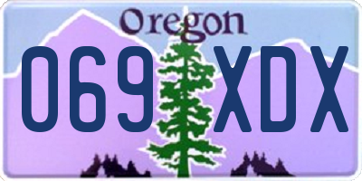 OR license plate 069XDX