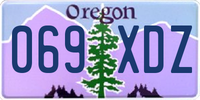 OR license plate 069XDZ