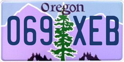 OR license plate 069XEB