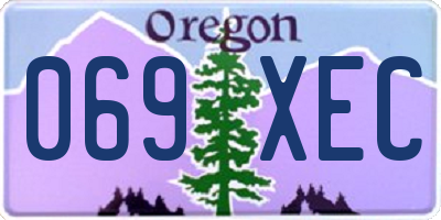 OR license plate 069XEC