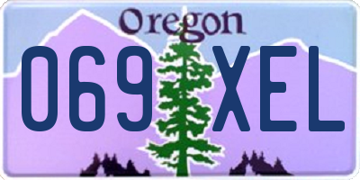 OR license plate 069XEL
