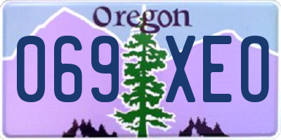 OR license plate 069XEO