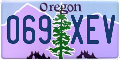 OR license plate 069XEV
