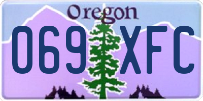 OR license plate 069XFC