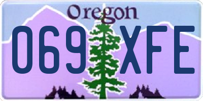 OR license plate 069XFE