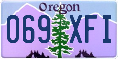OR license plate 069XFI