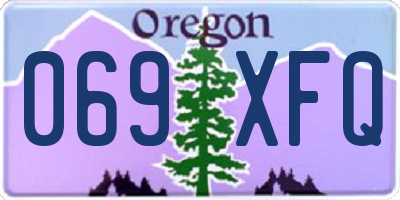OR license plate 069XFQ