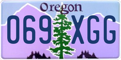 OR license plate 069XGG