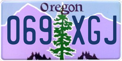 OR license plate 069XGJ