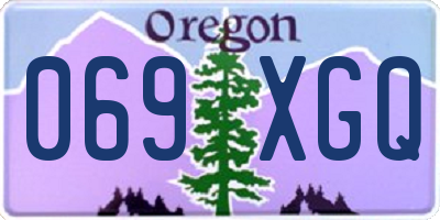 OR license plate 069XGQ