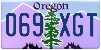 OR license plate 069XGT