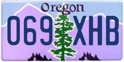 OR license plate 069XHB