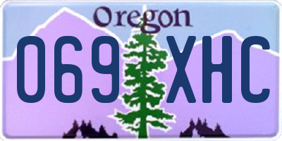 OR license plate 069XHC