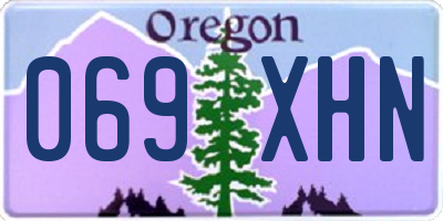 OR license plate 069XHN
