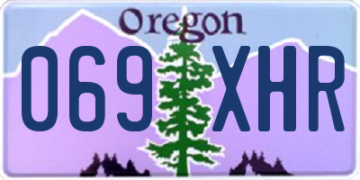 OR license plate 069XHR