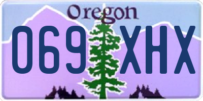 OR license plate 069XHX
