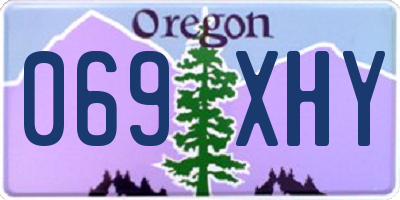OR license plate 069XHY