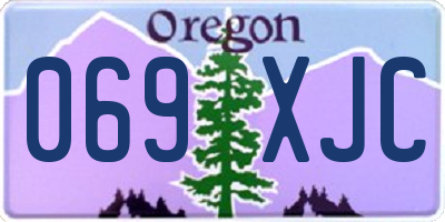 OR license plate 069XJC