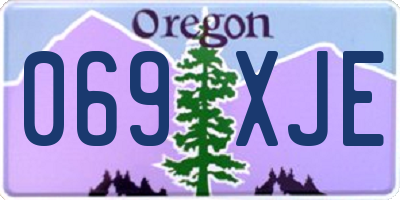 OR license plate 069XJE