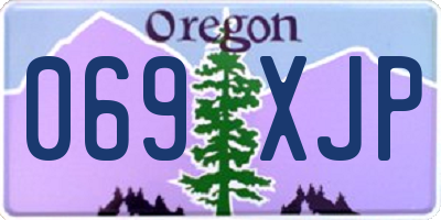 OR license plate 069XJP
