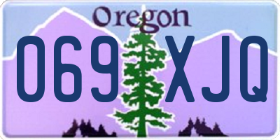 OR license plate 069XJQ