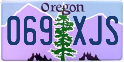 OR license plate 069XJS