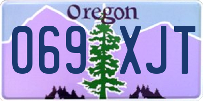 OR license plate 069XJT