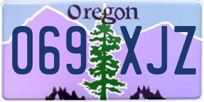 OR license plate 069XJZ