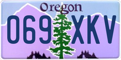 OR license plate 069XKV