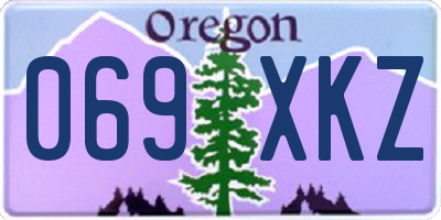 OR license plate 069XKZ