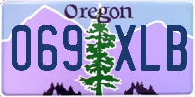 OR license plate 069XLB