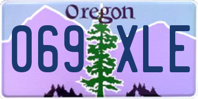 OR license plate 069XLE