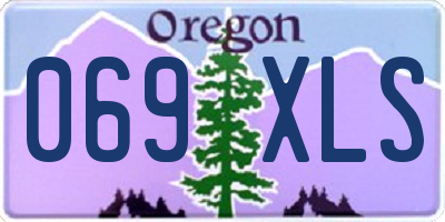 OR license plate 069XLS